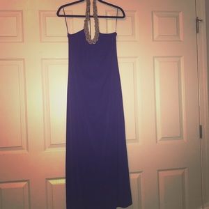 Sexy Purple Goddess Style Strapless Dress Sz 12